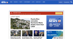 Desktop Screenshot of mynews13.com